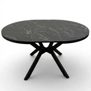 Loft Açılır Masa - Siyah Mermer