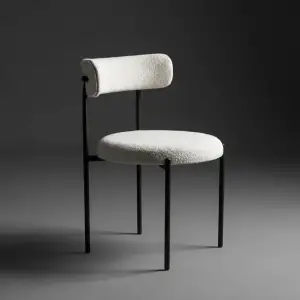 Elisa Metal Sandalye - Siyah