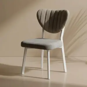 Elma Metal Sandalye - Beyaz