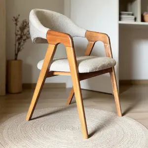 Hanzade Ahşap Sandalye - Ceviz