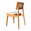 Alegra Döşemeli Ahşap Sandalye - Naturel