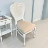 Klasik Hasırlı Ahşap Sandalye - Beyaz