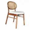 Miami Hasırlı Ahşap Sandalye - Ceviz