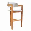 T Bar Ahşap Sandalye - Naturel