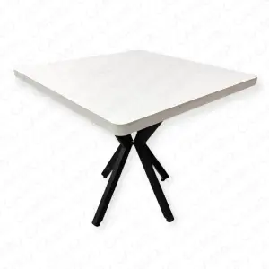 Kare Ahtapot Ayak Masa Beyaz