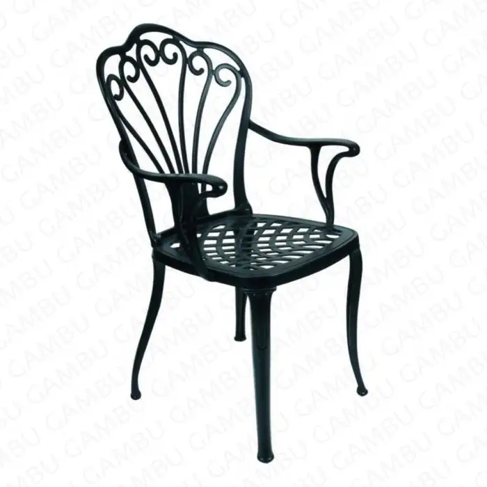 Döküm Siyah Sandalye