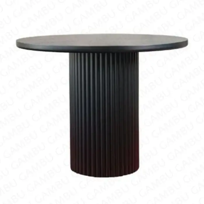 Ahşap Bohem Masa Siyah