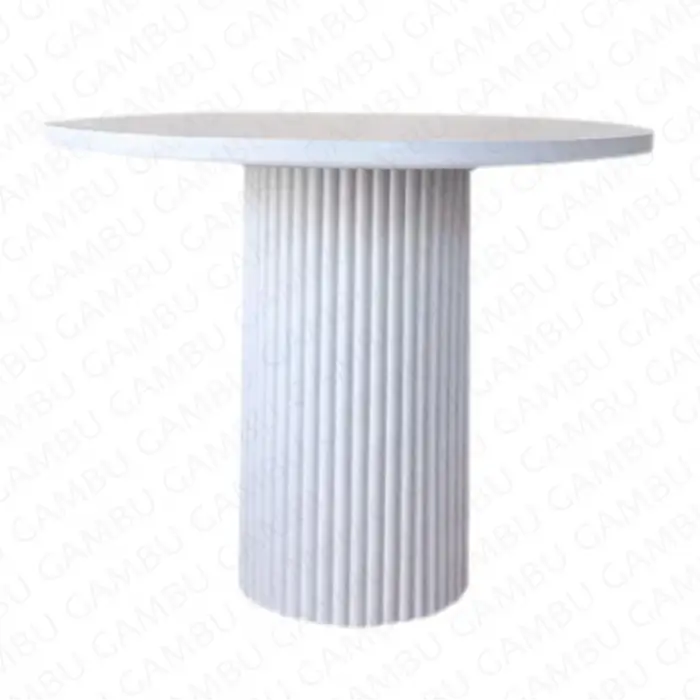 Ahşap Bohem Masa Beyaz