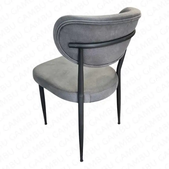 Arden Metal Sandalye - Siyah