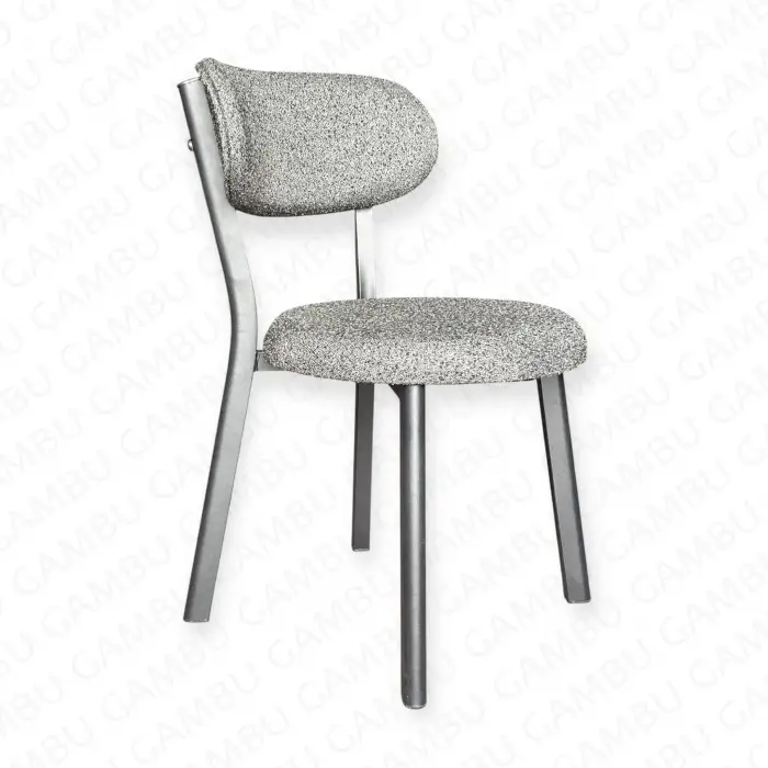 Defne Metal Sandalye - Siyah