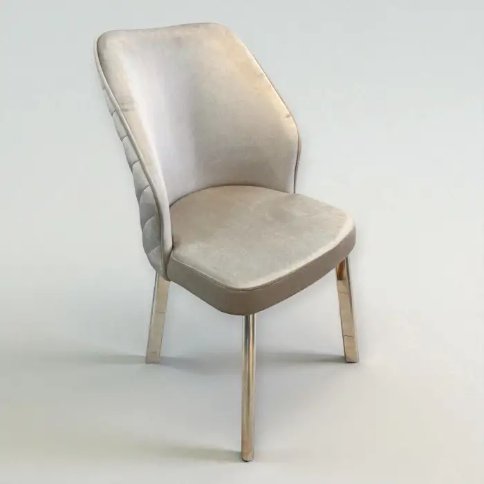 Eyfel Metal Sandalye - Gümüş