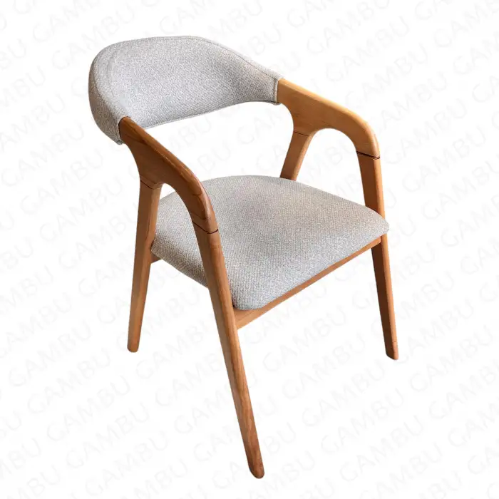 Hanzade Ahşap Sandalye - Naturel