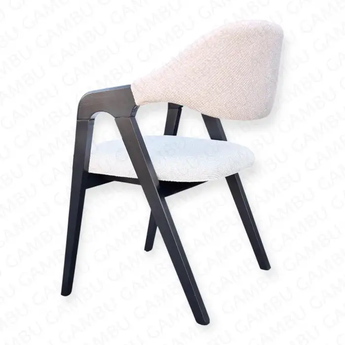 Hanzade Ahşap Sandalye - Siyah