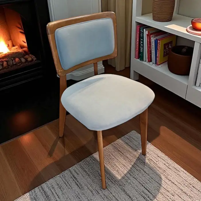 Hero (Zion) Döşemeli Ahşap Sandalye - Ceviz