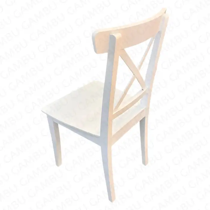 İkea Ahşap Sandalye - Beyaz