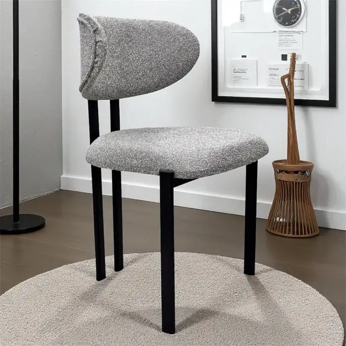 Lotus Metal Sandalye - Siyah