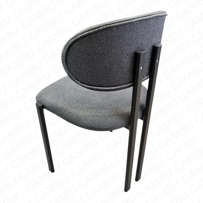 Lotus Metal Sandalye - Siyah