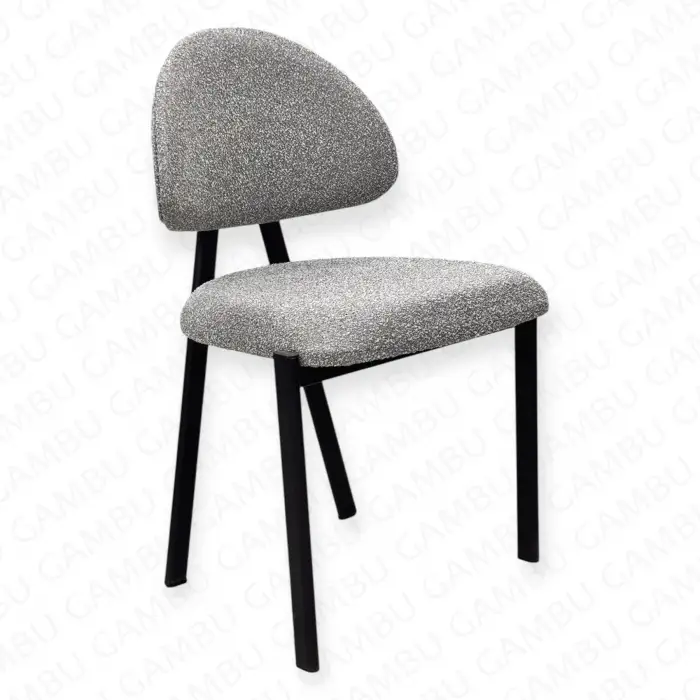 Nobel Metal Sandalye - Siyah