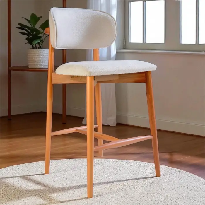 Polo Bar Ahşap Sandalye - Naturel