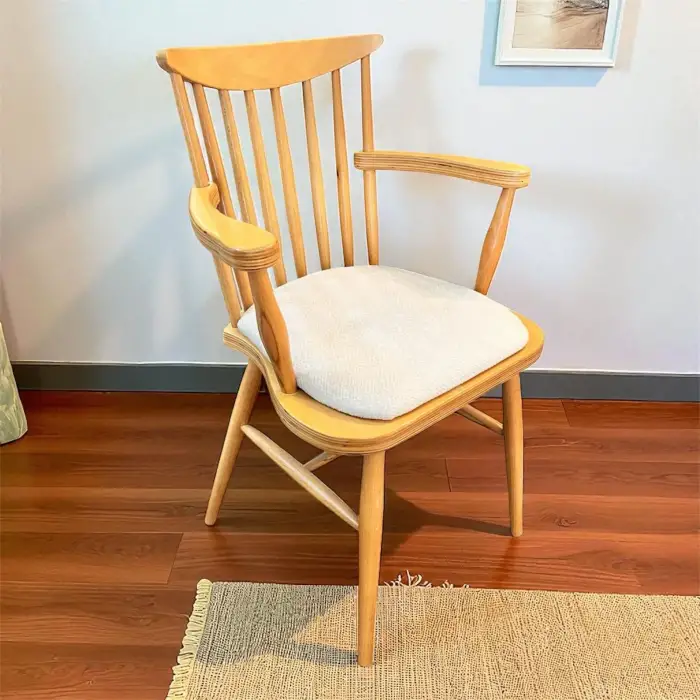 Royal Kollu Ahşap Sandalye - Naturel