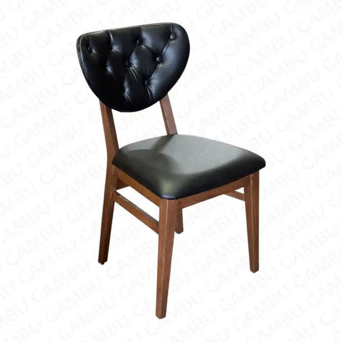 Elma Ahşap Sandalye - Ceviz