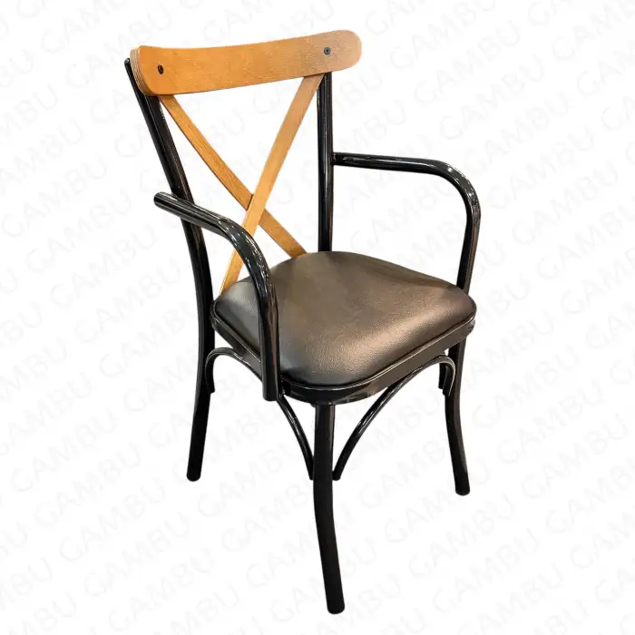 Tonet Kollu Metal Sandalye