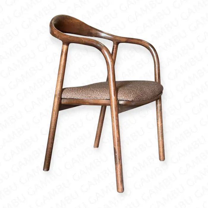 Yılan Ahşap Sandalye - Ceviz