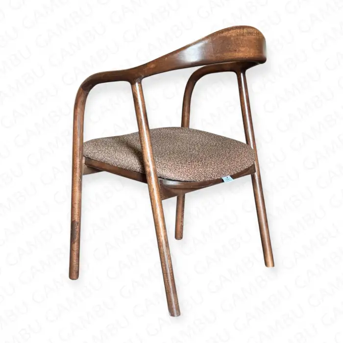 Yılan Ahşap Sandalye - Ceviz