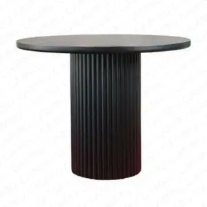 Ahşap Bohem Masa Siyah