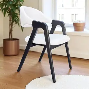 Hanzade Ahşap Sandalye - Siyah