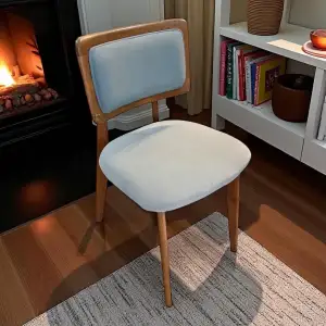 Hero (Zion) Döşemeli Ahşap Sandalye - Ceviz