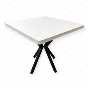 Kare Ahtapot Ayak Masa Beyaz