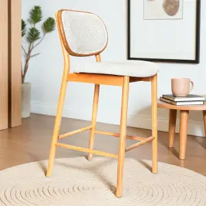 Paris Bar Ahşap Sandalye - Naturel