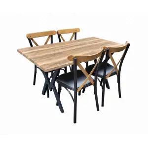 Verzalit Masa - Tonet Metal Sandalye