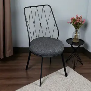 Yıldız Metal Sandalye - Siyah