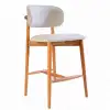 Polo Bar Ahşap Sandalye - Naturel