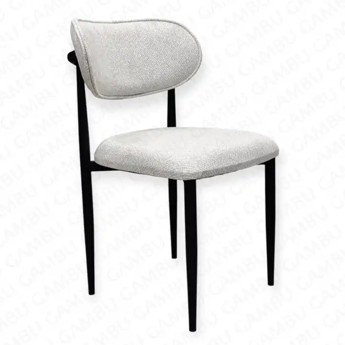 Yeni Polo Metal Sandalye - Siyah