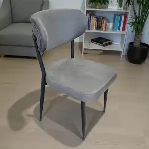 Arden Metal Sandalye - Siyah