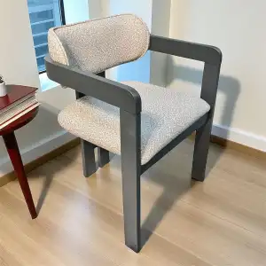 T Ahşap Sandalye - Antrasit