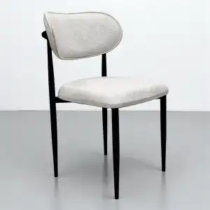 Yeni Polo Metal Sandalye - Siyah