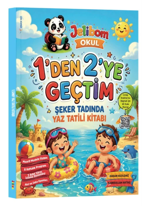 1den 2ye Geçtim Şeker Tadında Yaz Tatili Kitabı