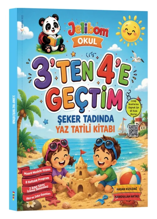 3ten 4e Geçtim Şeker Tadında Yaz Tatili Kitabı