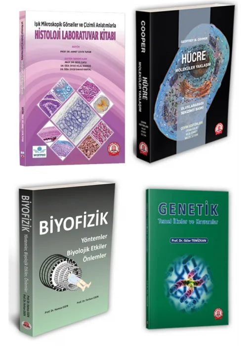 HİSTOLOJİ GENETİK SETİ 4 KİTAP