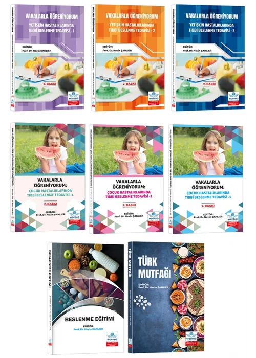 BESLENME SETİ PROF. DR. NEVİN ŞANLIER 8 KİTAP