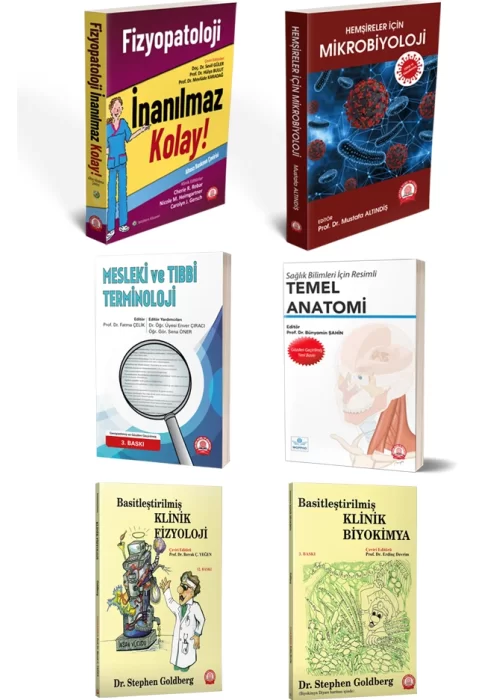 HEMŞİRELİK SETİ-04 6 KİTAP