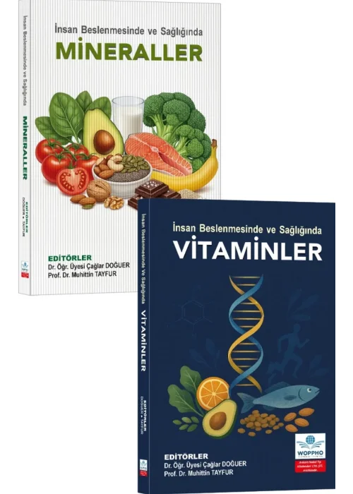 İnsan Beslenmesinde ve Sağlığında Vitaminler ve Mineraller Seti