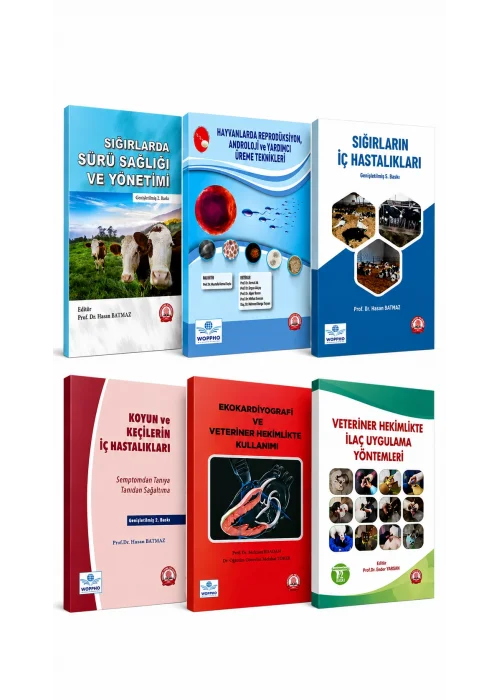 VETERİNER HEKİMLİĞİ SETİ-03 6 KİTAP