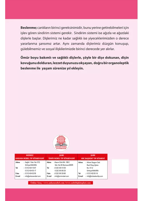 Beslenme Ağız ve Diş Sağlığı