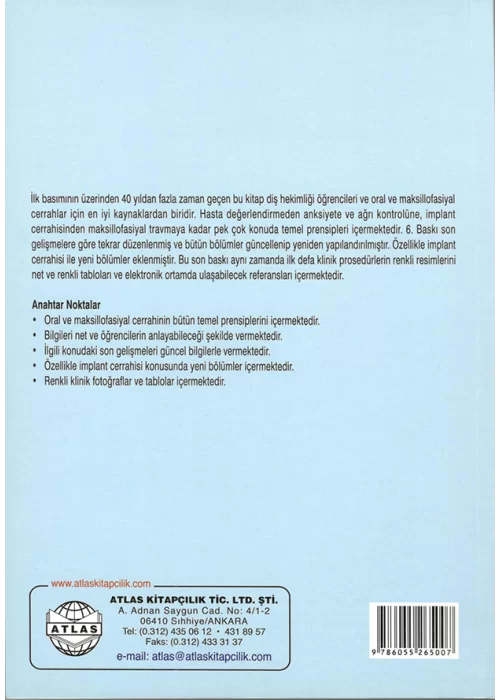 Oral Maksillofasiyal Cerrahi Prensipleri