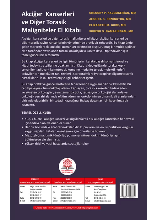 Akciğer Kanseri ve Diğer Torasik Maligniteler El Kitabı